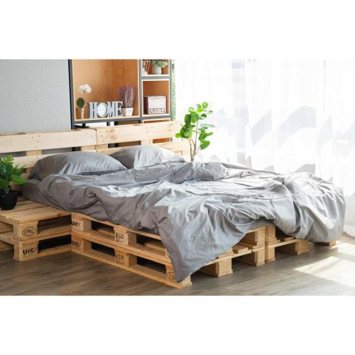 Підковдра Ardesto Mix&Match, 160х220см, 100% бавовна, сатин, сіра (ART1622DVD)