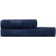 Набір рушників махрових Ardesto Lotus, 50х90см, 70х140см, 2шт, 100% бавовна, темно-синій (ART2357DB)