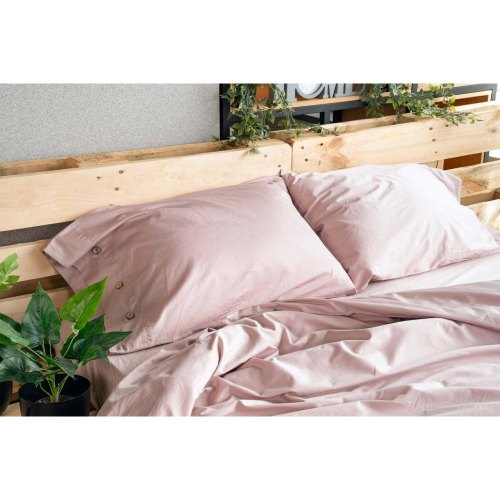 Підковдра Ardesto Mix&Match, 200х220см, 100% бавовна, сатин, світло-рожева (ART2022DVP)