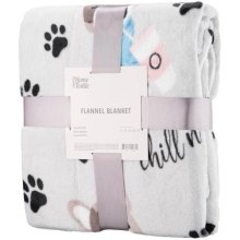 Плед Ardesto Flannel, 160х200см, 100% поліестер, бульдоги (ART0112PB)