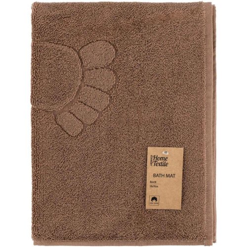 Килимок для ніг Ardesto Benefit, махровий, 50х70см, 100% бавовна, коричневий (ART2457CH)