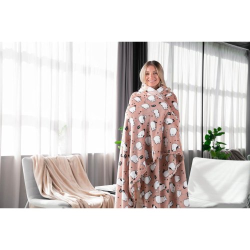 Плед Ardesto Flannel, 160х200см, 100% поліестер, котики (ART0108PB)