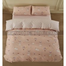 Комплект постільної білизни Ardesto Gloria, двоспальний, підковдра/простирадло/2 наволочки, 100% бавовна, сатин, рожевий (ART2022RP)