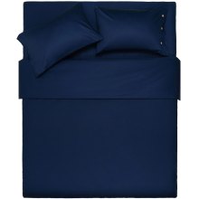 Простирадло на резинці Ardesto Mix&Match, 180x200+30см, 100% бавовна, сатин, синє (ART1820FSN)