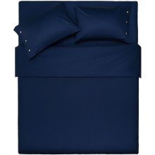 Комплект постільної білизни Ardesto Mix&Match, двоспальний, підковдра/простирадло/2 наволочки, 100% бавовна, сатин, синій (ART2022SN)