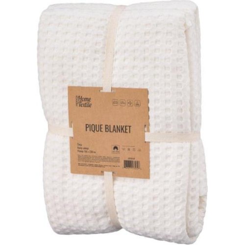 Плед Ardesto Pique, 160х230см, 100% бавовна, айворі (ART0816PI)