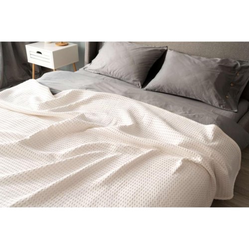 Плед Ardesto Pique, 160х230см, 100% бавовна, айворі (ART0816PI)