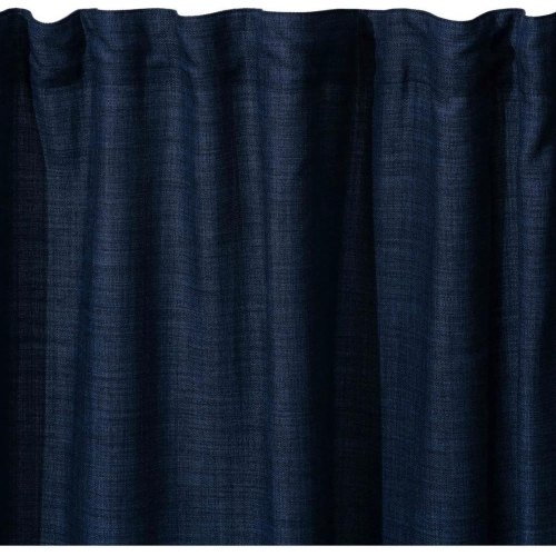 Штора Ardesto, 150х270см, рогожка, 100% поліестер, темно-синя (ART1020NA)