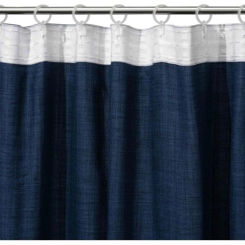 Штора Ardesto, 150х270см, рогожка, 100% поліестер, темно-синя (ART1020NA)