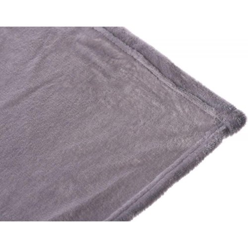 Плед Ardesto Flannel, 200х220см, 100% поліестер, сірий (ART0204SB)