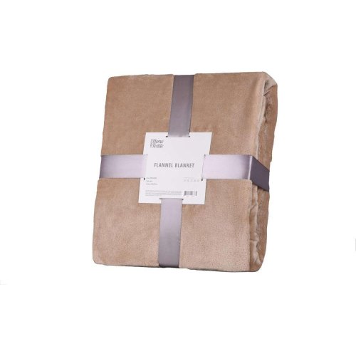 Плед Ardesto Flannel, 200х220см, 100% поліестер, бежевий (ART0206SB)