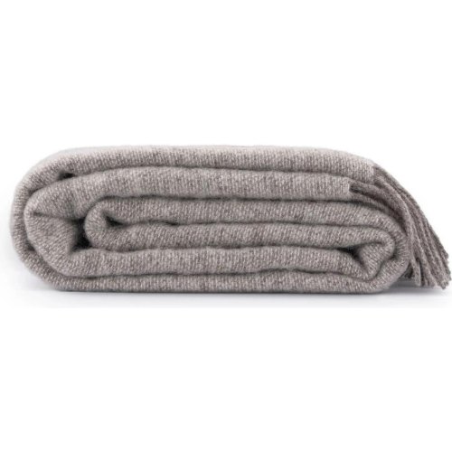 Плед Ardesto Leonardo Doubleface, 140x200см, 100% вовна, бежево-білий (ART0407LD)