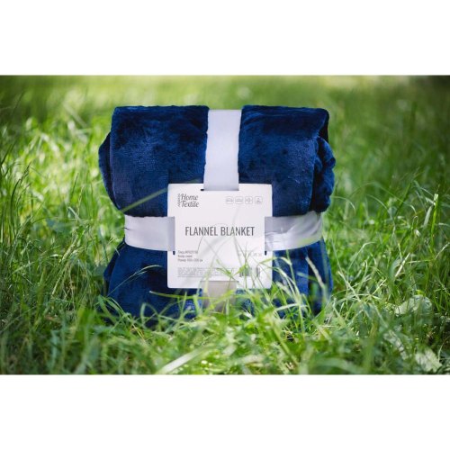 Плед Ardesto Flannel, 160х200см, 100% поліестер, синій (ART0211SB)