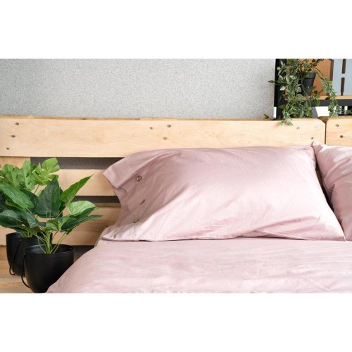 Наволочка Ardesto Mix&Match, 50х70см, 100% бавовна, сатин, світло-рожева (ART5070PCP)