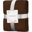 Плед Ardesto Flannel, 160х200см, 100% поліестер, коричневий (ART0217SB)
