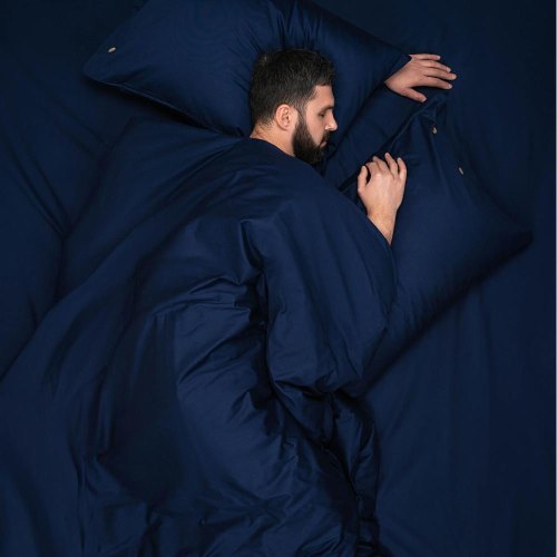 Підковдра Ardesto Mix&Match, 200х220см, 100% бавовна, сатин, синя (ART2022DVN)