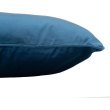 Подушка декоративна Ardesto, 45х45см, велюр, 100% поліестер, темно-синя (ART1032NA)