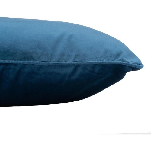 Подушка декоративна Ardesto, 45х45см, велюр, 100% поліестер, темно-синя (ART1032NA)
