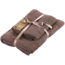 Набір рушників махрових Ardesto Lotus, 50х90см, 70х140см, 2шт, 100% бавовна, світло-коричневий (ART2357CA)