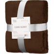 Плед Ardesto Flannel, 200х220см, 100% поліестер, коричневий (ART0218SB)