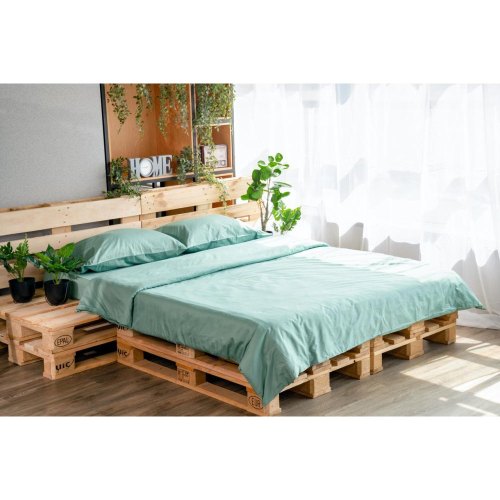 Наволочка Ardesto Mix&Match, 50х70см, 100% бавовна, сатин, зелена (ART5070PCG)