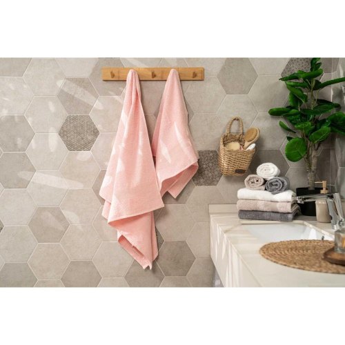 Рушник махровий Ardesto Benefit, 70х140см, 100% бавовна, рожевий (ART2470SC)