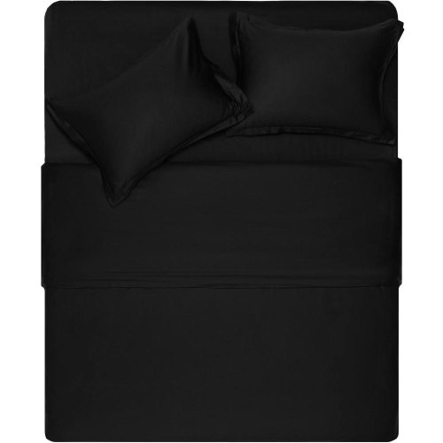 Підковдра Ardesto Mix&Match Premium, 200х220см, 100% бавовна, сатин, чорна (ART2022DVL)