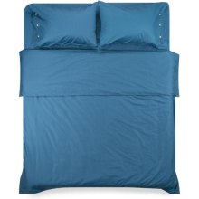 Простирадло на резинці Ardesto Mix&Match, 180х200+30см, 100% бавовна, сатин, синє (ART1820FSB)