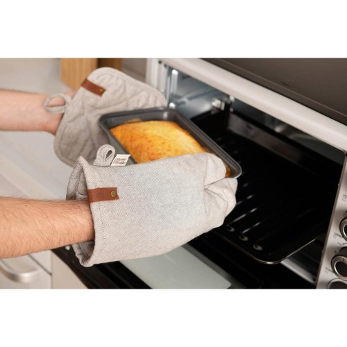 Рукавичка Ardesto Oliver, 18х30см, 100% бавовна, наповнювач - ватин, сіра (ART05OD)