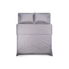 Простирадло Ardesto Mix&Match, 240х260см, 100% бавовна, сатин, сіре (ART2426FSD)