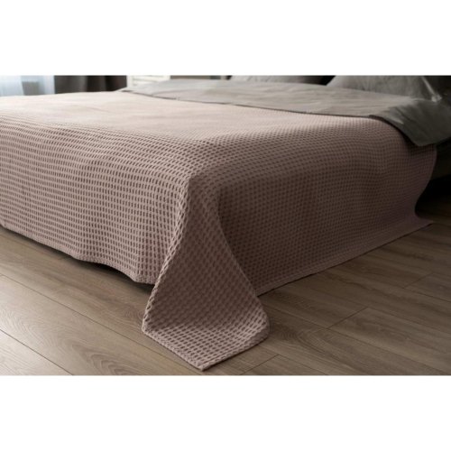 Плед Ardesto Pique, 160х230см, 100% бавовна, бежевий (ART0816PE)