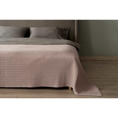 Плед Ardesto Pique, 160х230см, 100% бавовна, бежевий (ART0816PE)