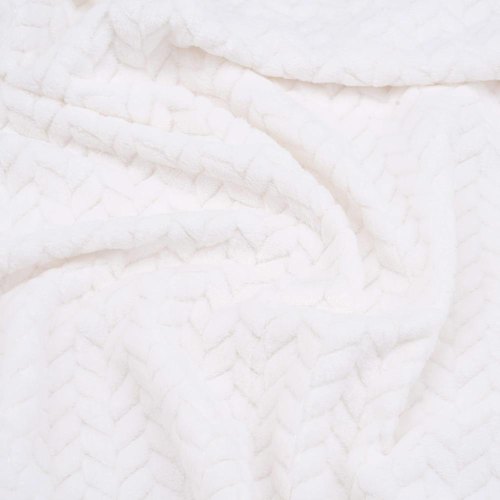 Плед Ardesto Jacquard Braid, 160х200см, 100% поліестер, айворі (ART0201JB)