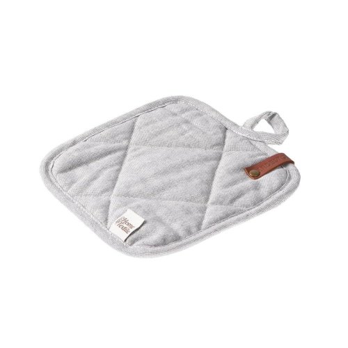 Прихватка Ardesto Oliver, 20х20см, 100% бавовна, наповнювач - ватин, сіра (ART04OD)