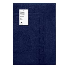 Килимок для ніг Ardesto Home, махровий, 50х70см, 100% бавовна, темно-синій (ART2557NA)