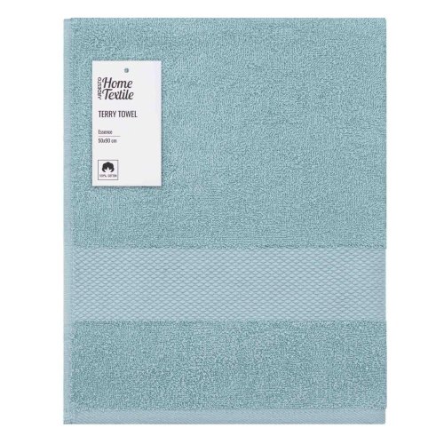 Рушник махровий Ardesto Essence, 50х90см, 100% бавовна, аква (ART2250AQ)