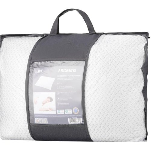 Подушка ортопедична Ardesto Sleepwell, 50х70см, прямокутна, піна меморі, біла (ART5070SHP)