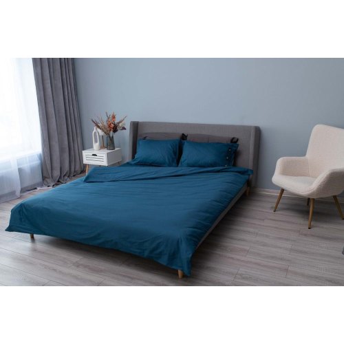 Підковдра Ardesto Mix&Match, 160х220см, 100% бавовна, сатин, синя (ART1622DVB)