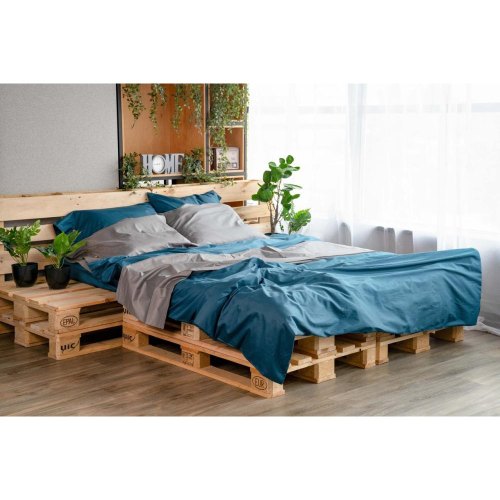 Підковдра Ardesto Mix&Match, 160х220см, 100% бавовна, сатин, синя (ART1622DVB)