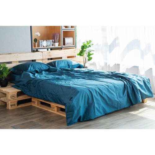 Наволочка Ardesto Mix&Match, 50х70см, 100% бавовна, сатин, синя (ART5070PCB)