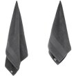 Набір рушників махрових Ardesto Lotus, 50х90см, 70х140см, 2шт, 100% бавовна, темно-сірий (ART2357MC)