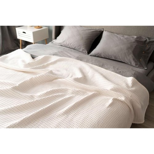 Плед Ardesto Pique, 220x230см, 100% бавовна, айворі (ART0822PI)