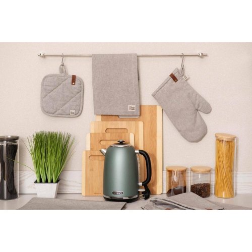 Серветка Ardesto Oliver, 40х40см, 100% бавовна, сіра (ART06OD)