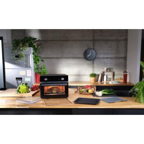 Мультипіч Tefal Easy Fry Oven Multifunctional, 1800Вт, механічне керування, 10 програм, пластик, чорна (FW606810)