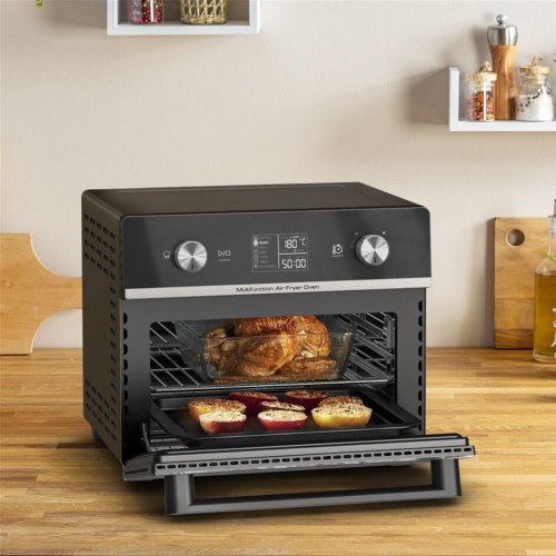Мультипіч Tefal Easy Fry Oven Multifunctional, 1800Вт, механічне керування, 10 програм, пластик, чорна (FW606810)