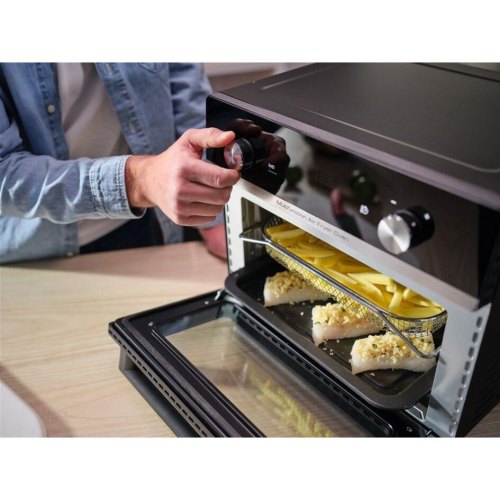 Мультипіч Tefal Easy Fry Oven Multifunctional, 1800Вт, механічне керування, 10 програм, пластик, чорна (FW606810)