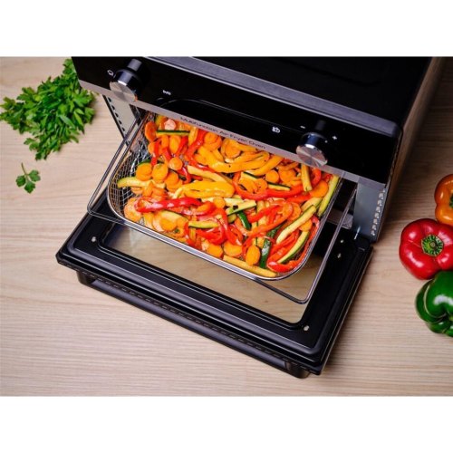 Мультипіч Tefal Easy Fry Oven Multifunctional, 1800Вт, механічне керування, 10 програм, пластик, чорна (FW606810)