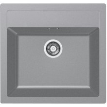 Мийка кухонна Franke Sirius, врізна, прямокутна, одна чаша, без крила, тектонайт, сіра (143.0691.531)