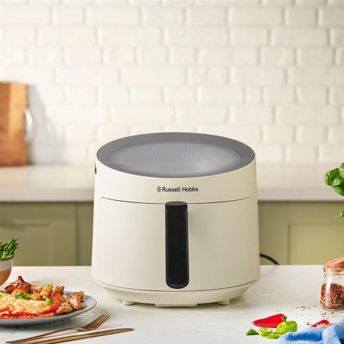 Мультипіч Russell Hobbs Satisfry Panoramic, 1500Вт, чаша 5л, сенсорне керування, 10 автоматичних програм, пластик/скло, кремова (27421-56)