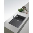 Мийка кухонна Franke Sirius 2 S2D 611-78, накладна, прямокутна, одна чаша, з крилом, тектонайт, чорна (143.0621.190)